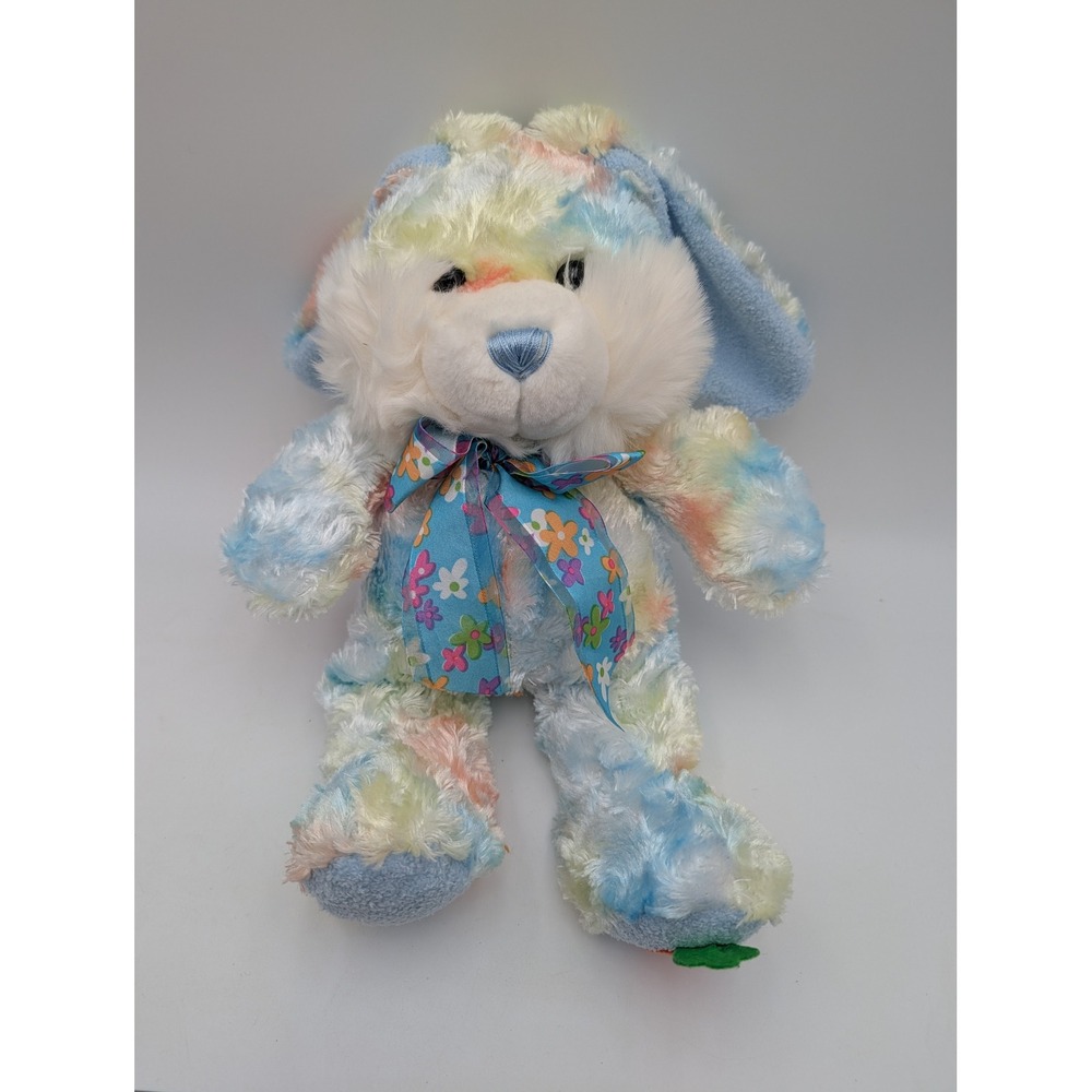Walmart Tie Dye Rabbit Plush Bunny 12 Inch Stuffed Animal Toy